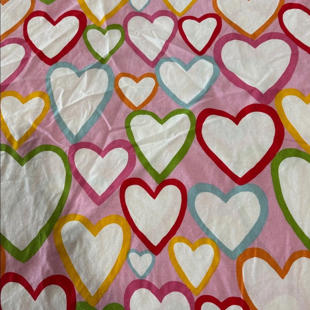 IKEA pink heart print twin duvet